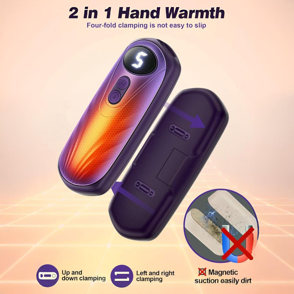 Portable Hand Heat Boosters with LED Indicator