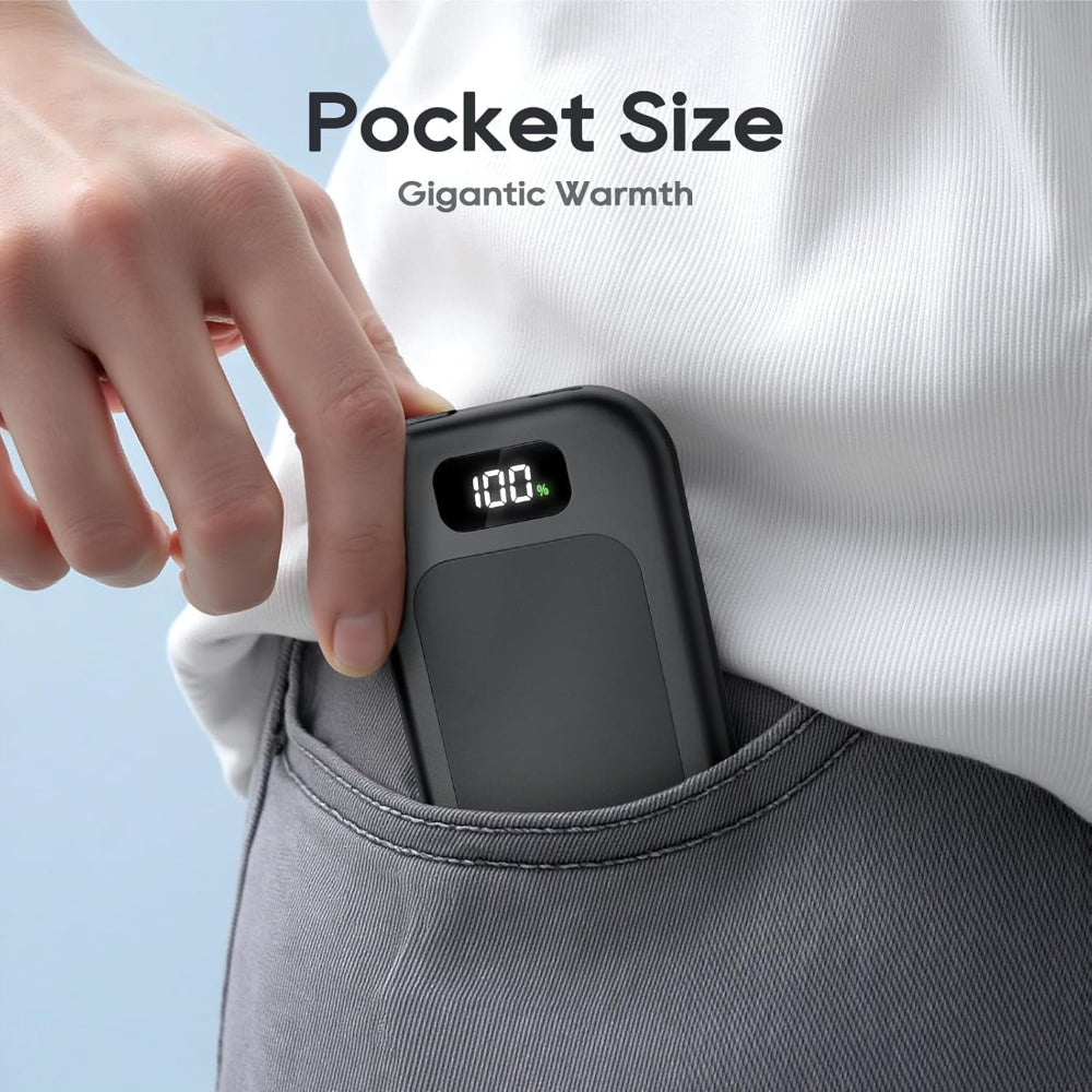 Portable Rechargeable Hand Warmers Set with Custom Heat Control