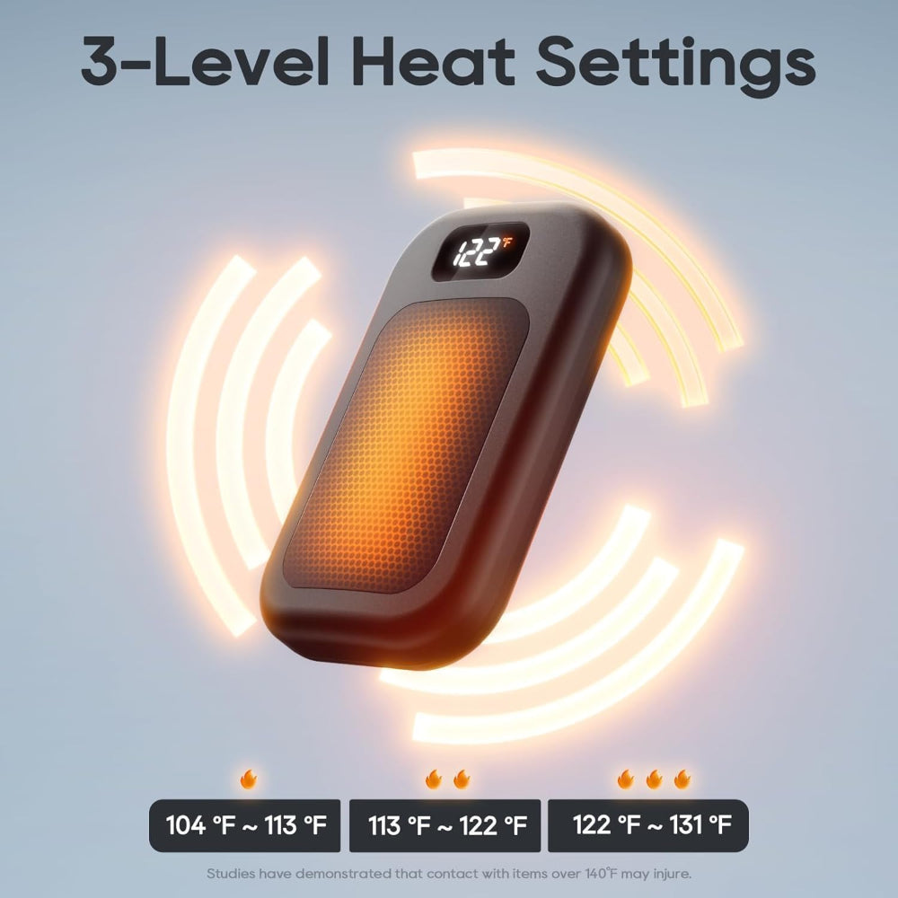 Portable Rechargeable Hand Warmers Set with Custom Heat Control