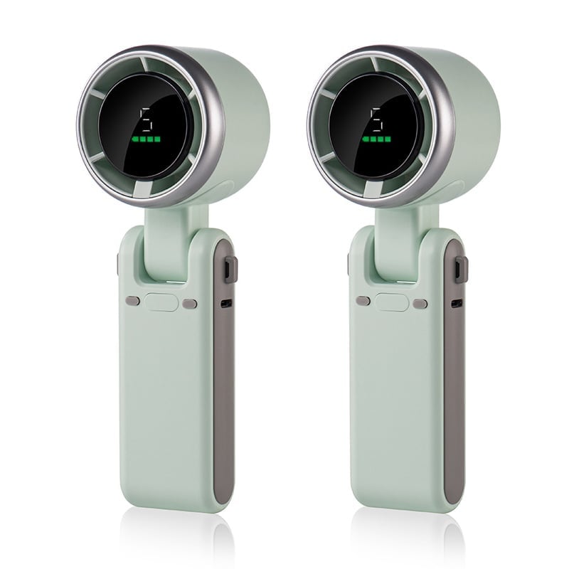 Portable Neck Fan with 5 Adjustable Speeds for Outdoor and Travel Cooling