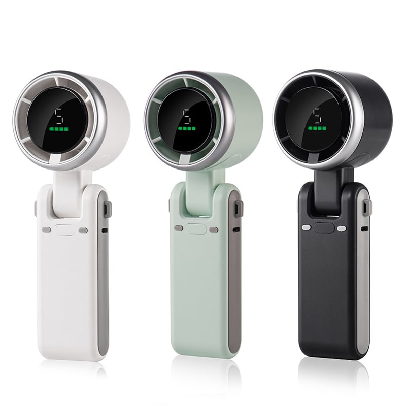 Portable Neck Fan with 5 Adjustable Speeds for Outdoor and Travel Cooling