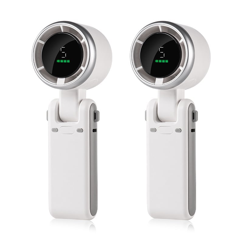 Portable Neck Fan with 5 Adjustable Speeds for Outdoor and Travel Cooling