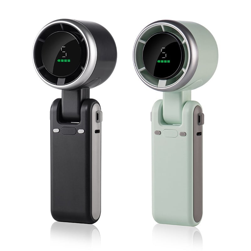 Portable Neck Fan with 5 Adjustable Speeds for Outdoor and Travel Cooling