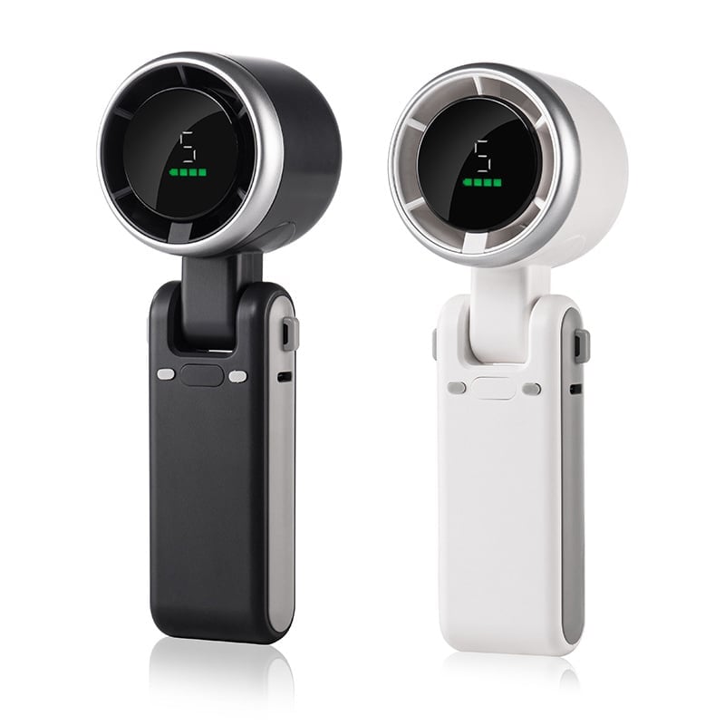 Portable Neck Fan with 5 Adjustable Speeds for Outdoor and Travel Cooling
