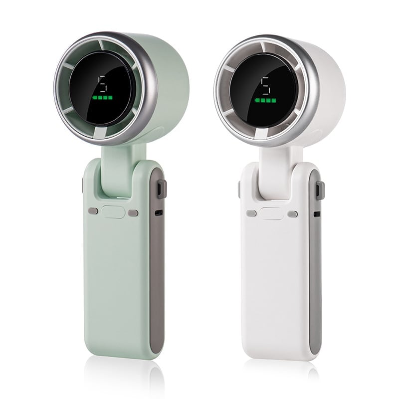 Portable Neck Fan with 5 Adjustable Speeds for Outdoor and Travel Cooling