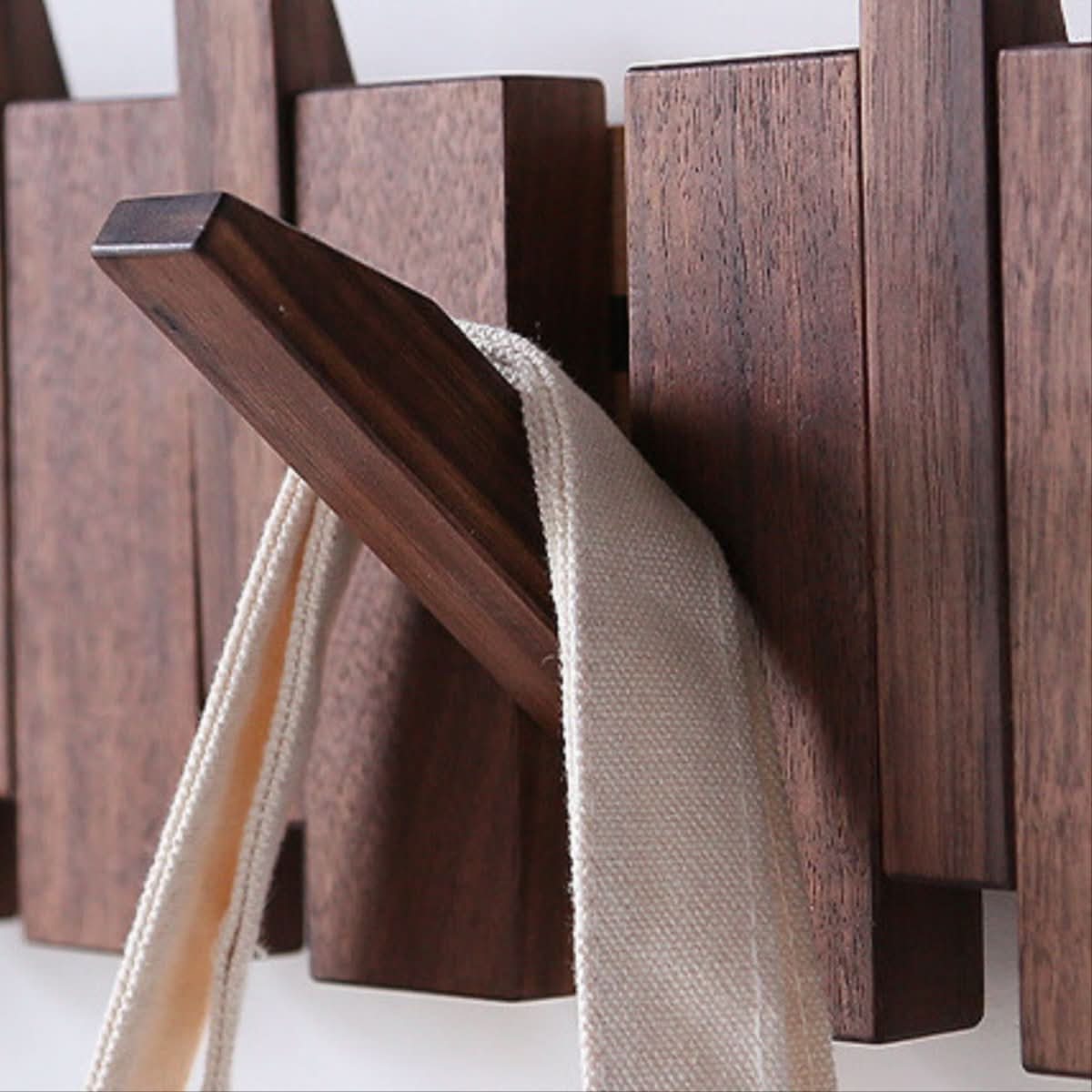 HarmonyCraft Musical Inspired Wall Rack with Foldable Hooks
