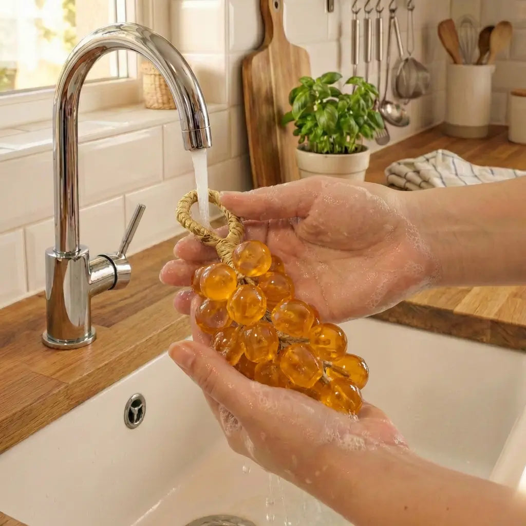 Artisan Grape-Shaped Soap with Natural Oils – Elegant Hand Wash