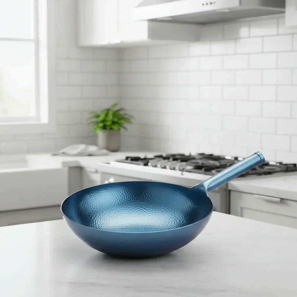 Heritage Iron Wok: Uncoated, Handcrafted, and Sturdy