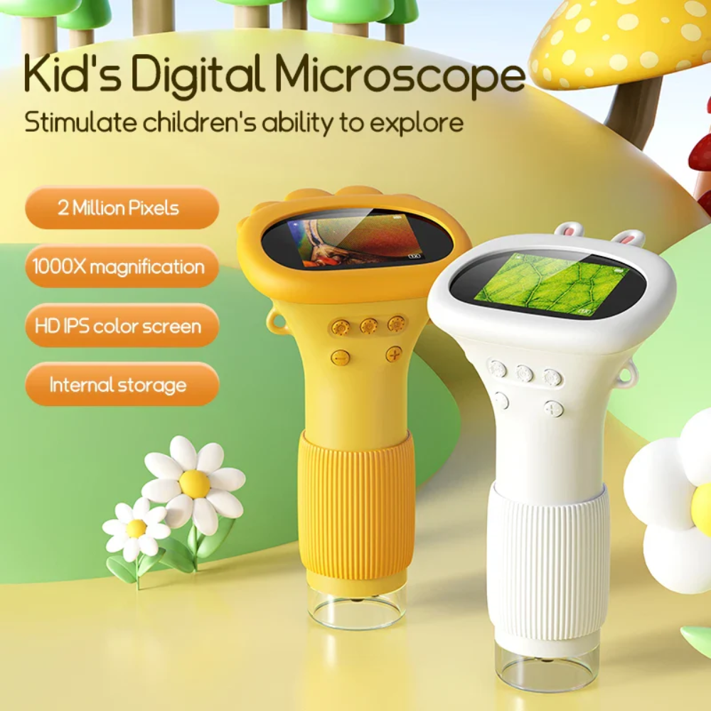 Compact Microscope for Children – STEM Education and Outdoor Exploration