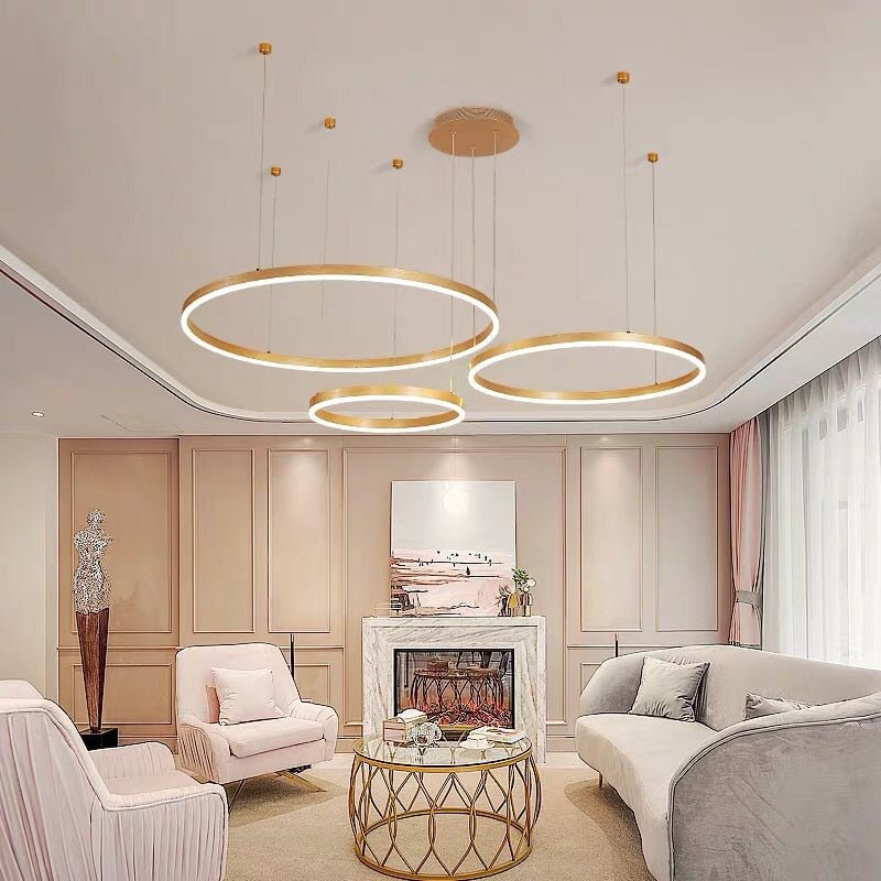 Contemporary Circular LED Pendant Light for Stylish Homes
