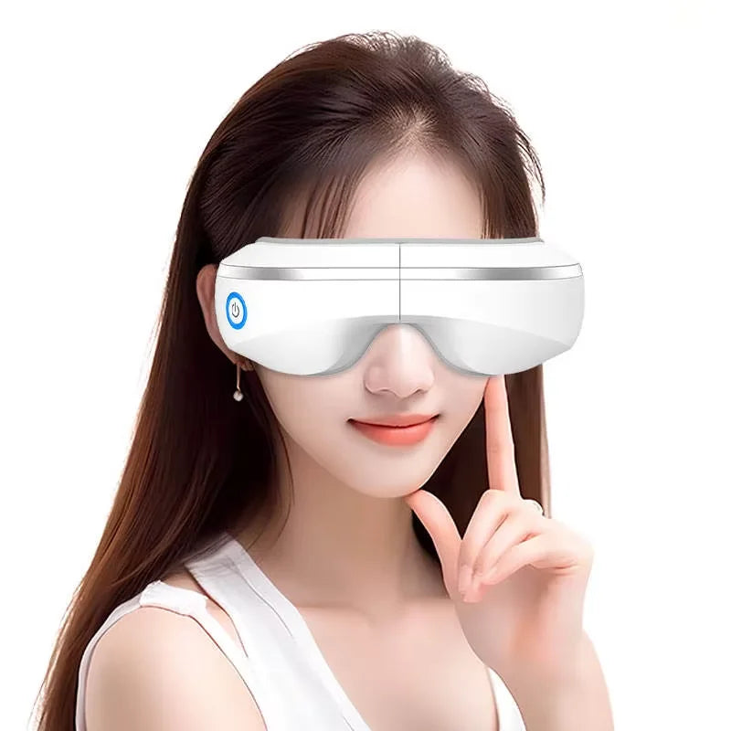 Bluetooth Eye Massager with Heat – Oscillating Pressure for Relaxation