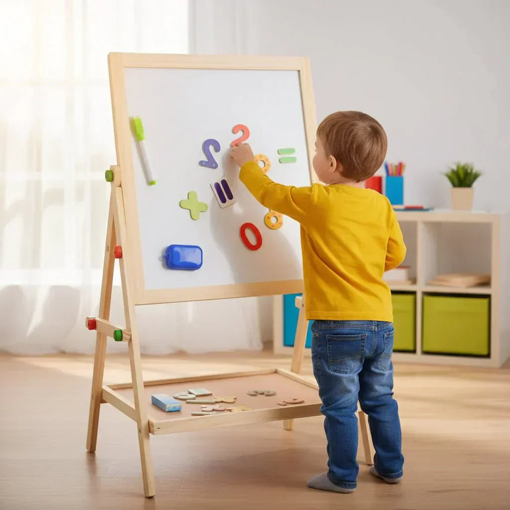 Inspire Creative Minds with the Dual-Surface Art Board for Kids