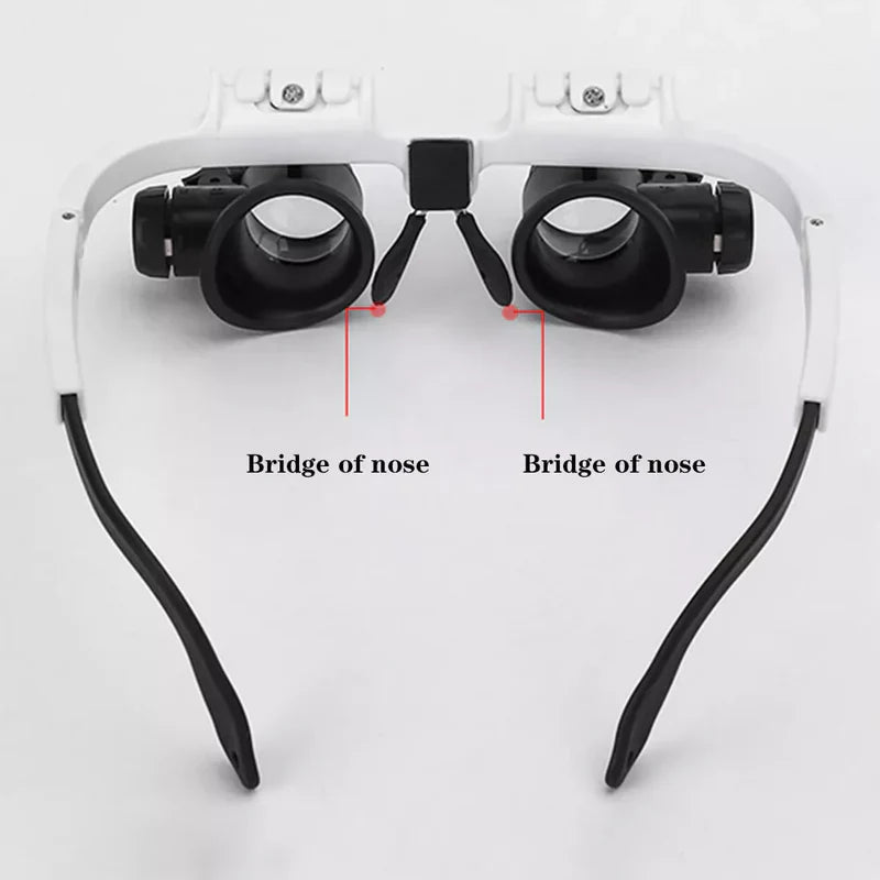 Magnifying Glasses with LED Light - 8x, 15x, 23x Options