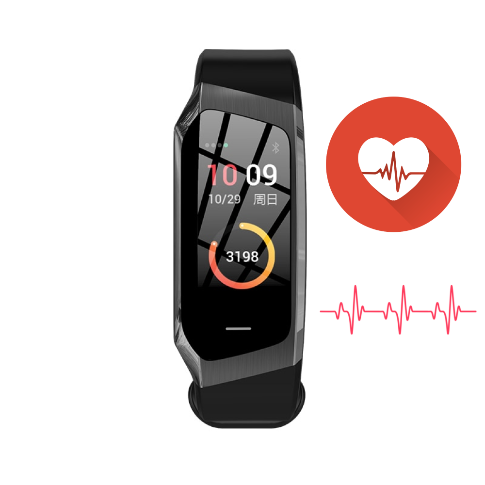 Smart Watch for Blood Pressure and Heart Rate Tracking – Waterproof Design