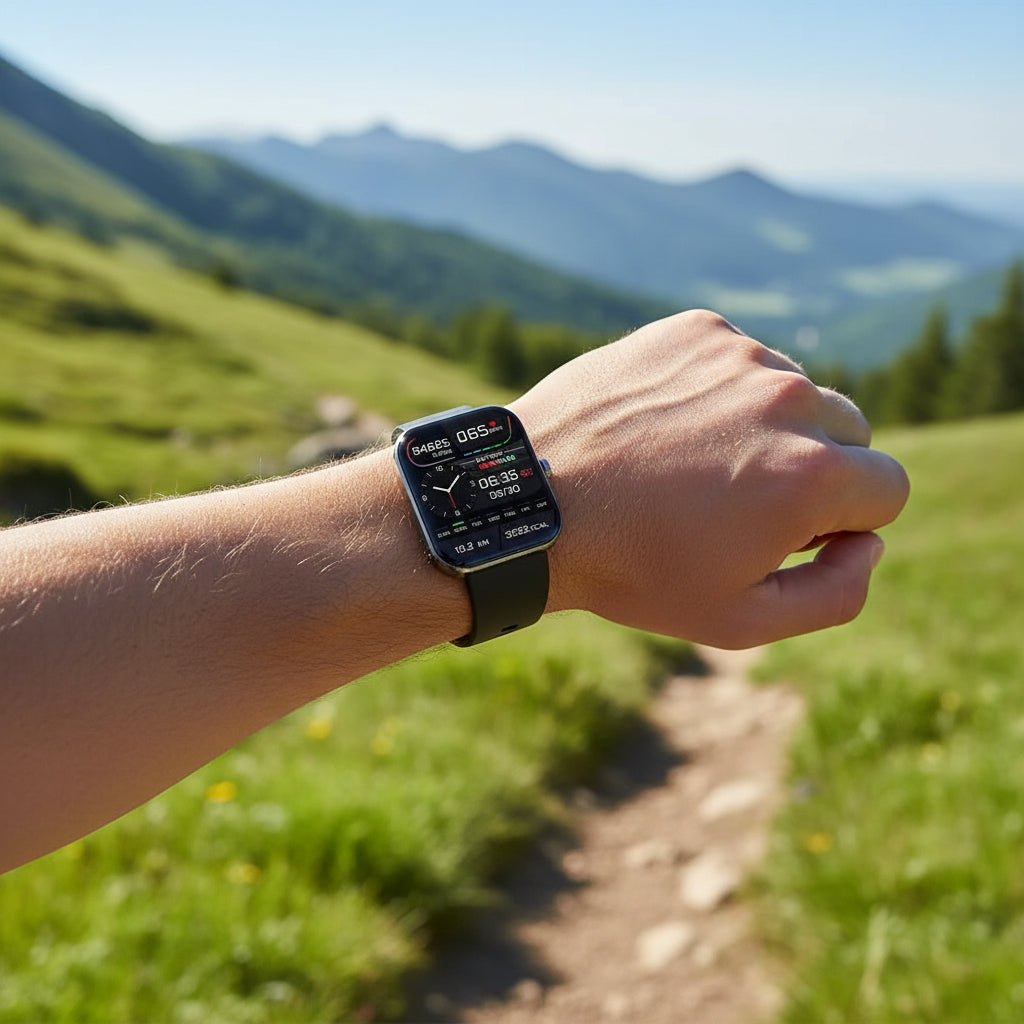 Smartwatch for Daily Wellness – Monitors Blood Pressure and Sugar Levels