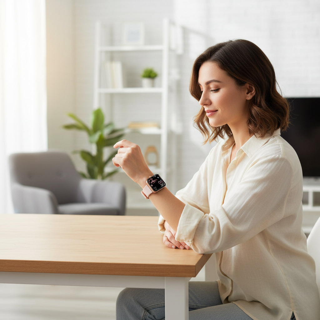 Smartwatch for Daily Wellness – Monitors Blood Pressure and Sugar Levels