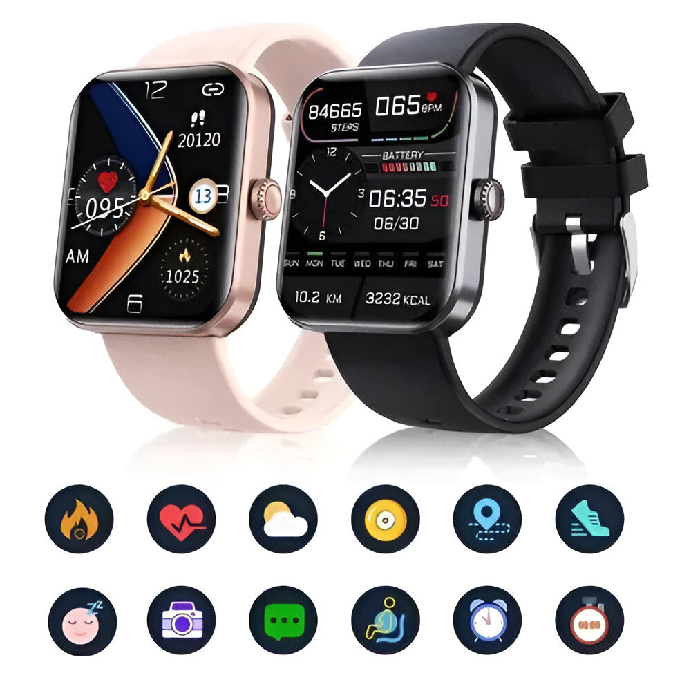 Bluetooth Calling Smartwatch with Health Monitoring – Stylish Zinc Alloy Design