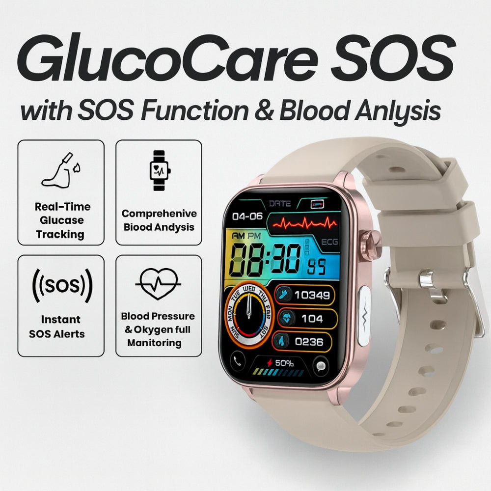 Smartwatch with GPS Tracking and SOS Alert for Real-Time Health Monitoring