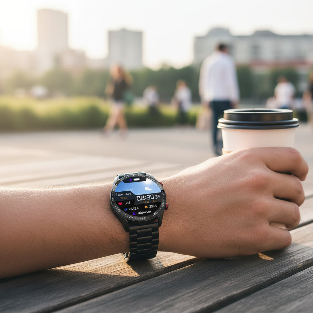 Smartwatch for Fitness Tracking with Blood Pressure and Glucose Monitoring