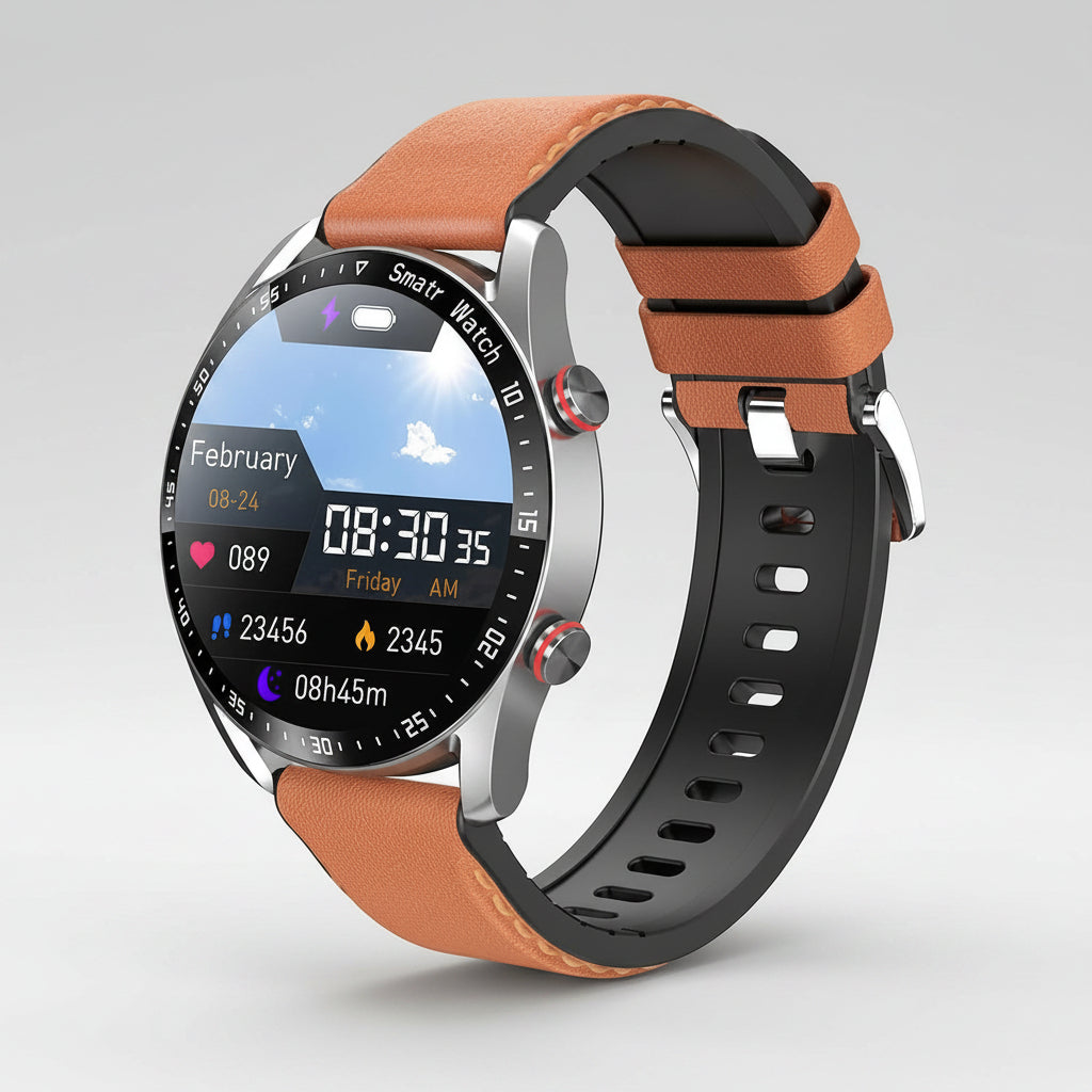 Smartwatch for Fitness Tracking with Blood Pressure and Glucose Monitoring