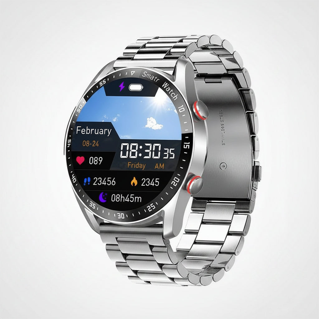 Smartwatch for Fitness Tracking with Blood Pressure and Glucose Monitoring