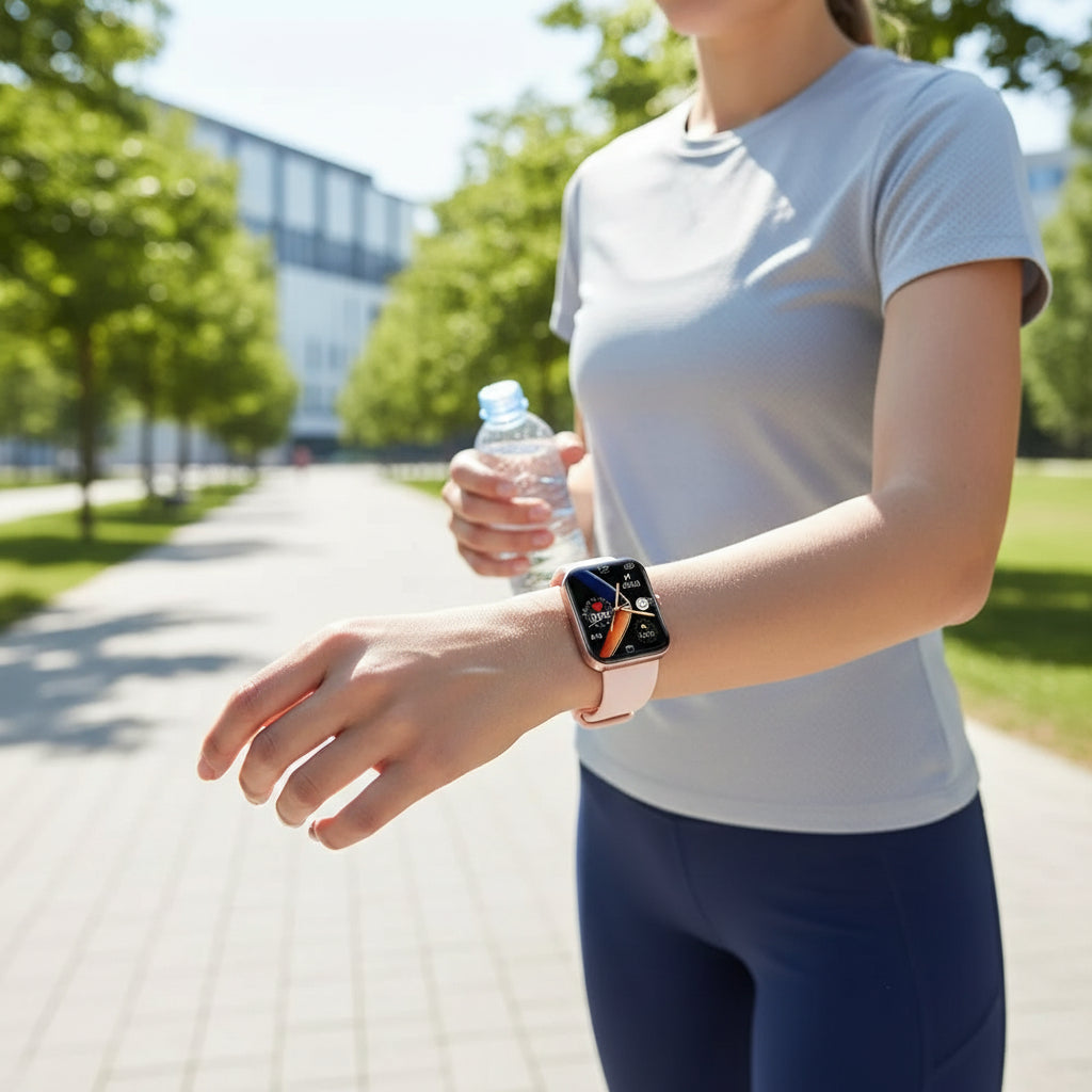 Smartwatch for Health Monitoring – Blood Pressure & Sugar Tracker with Bluetooth Calling