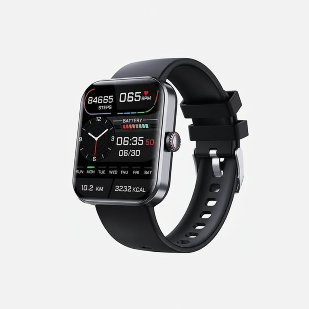 Smartwatch for Health Monitoring – Blood Pressure & Sugar Tracker with Bluetooth Calling
