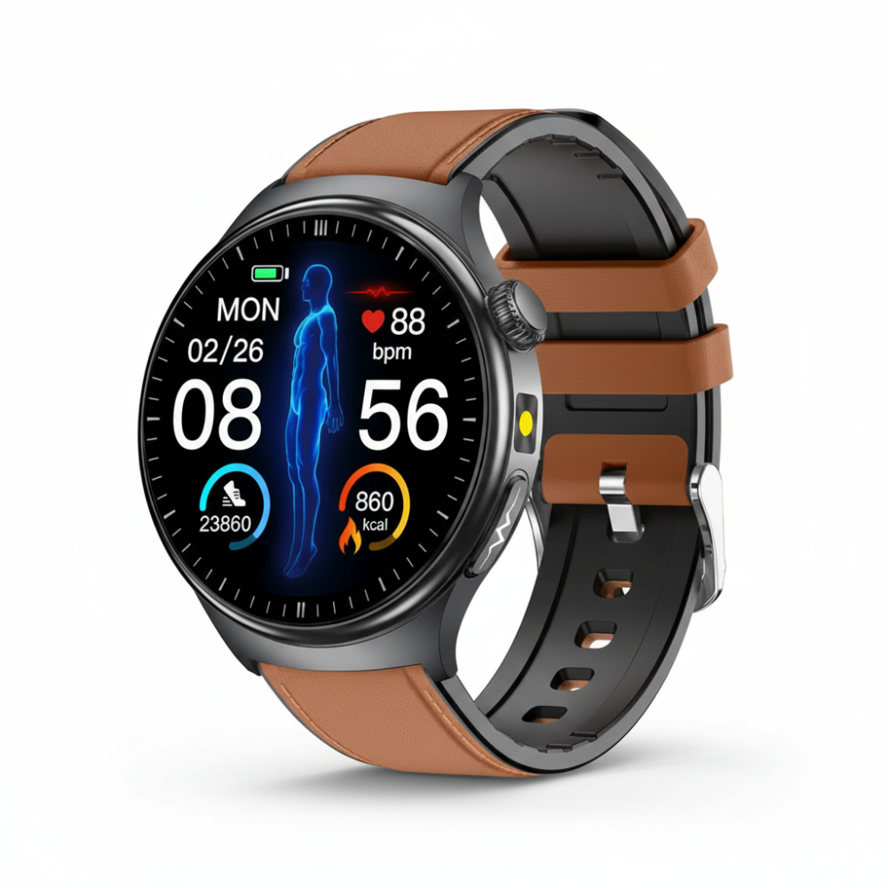 Smartwatch for Fitness with Activity Monitoring, Sleep Analysis, and Alerts