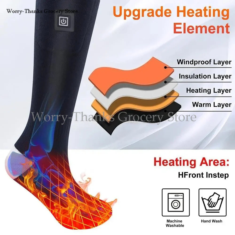Rechargeable Heated Socks for Men and Women – Comfortable for Outdoors
