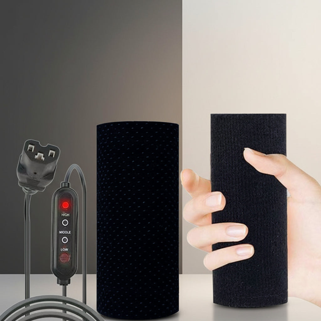 Heated Handlebar Grips with USB Power & Adjustable Warmth