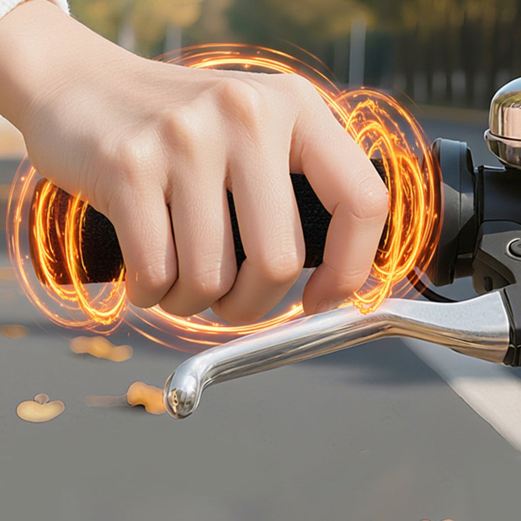 Heated Handlebar Grips with USB Power & Adjustable Warmth