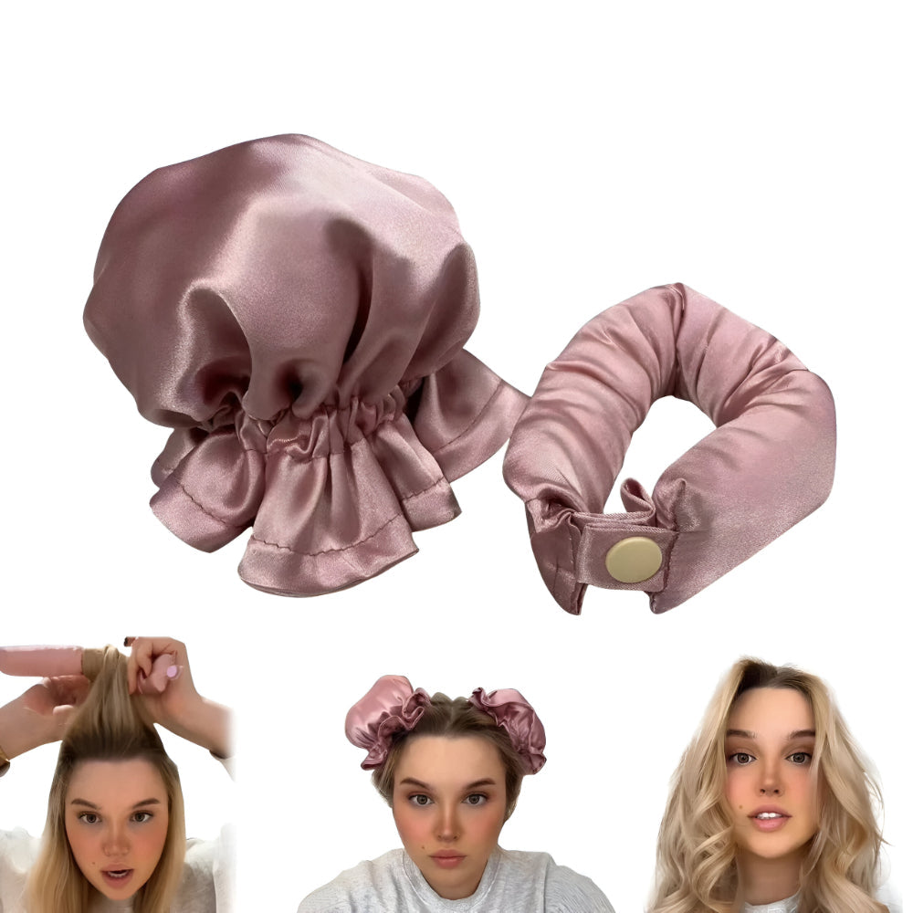 No-Heat Curling Set for Effortless Natural Waves