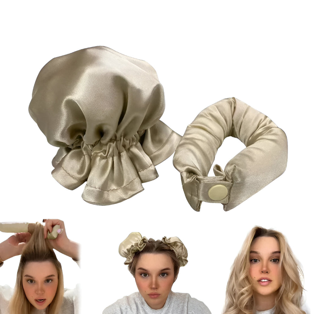 No-Heat Curling Set for Effortless Natural Waves