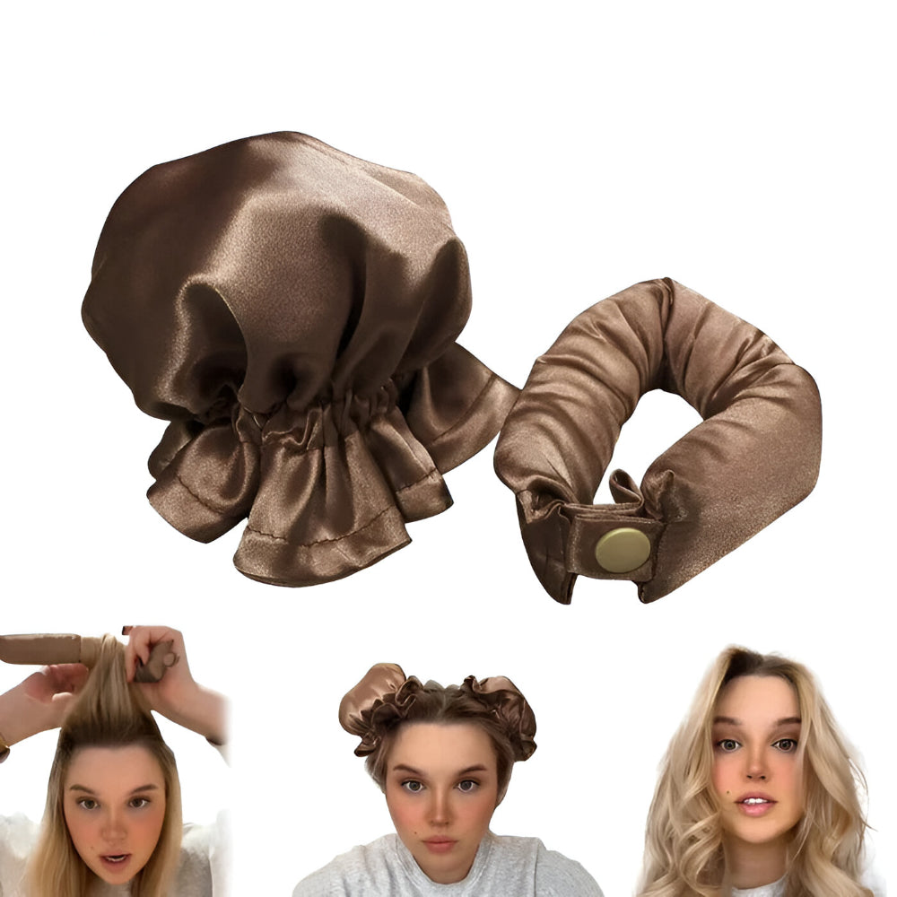 No-Heat Curling Set for Effortless Natural Waves