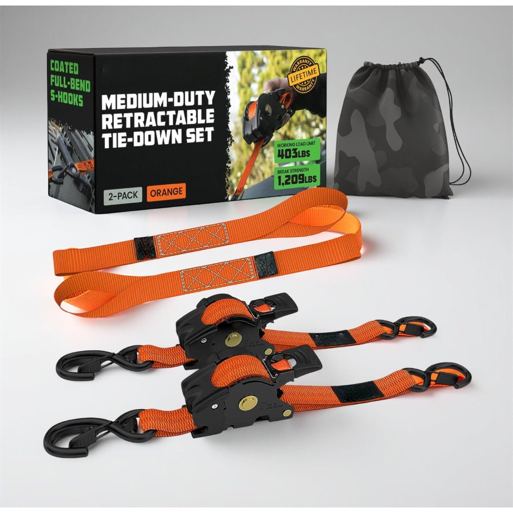 SecureLoad Automatic Cargo Tie-Down Straps