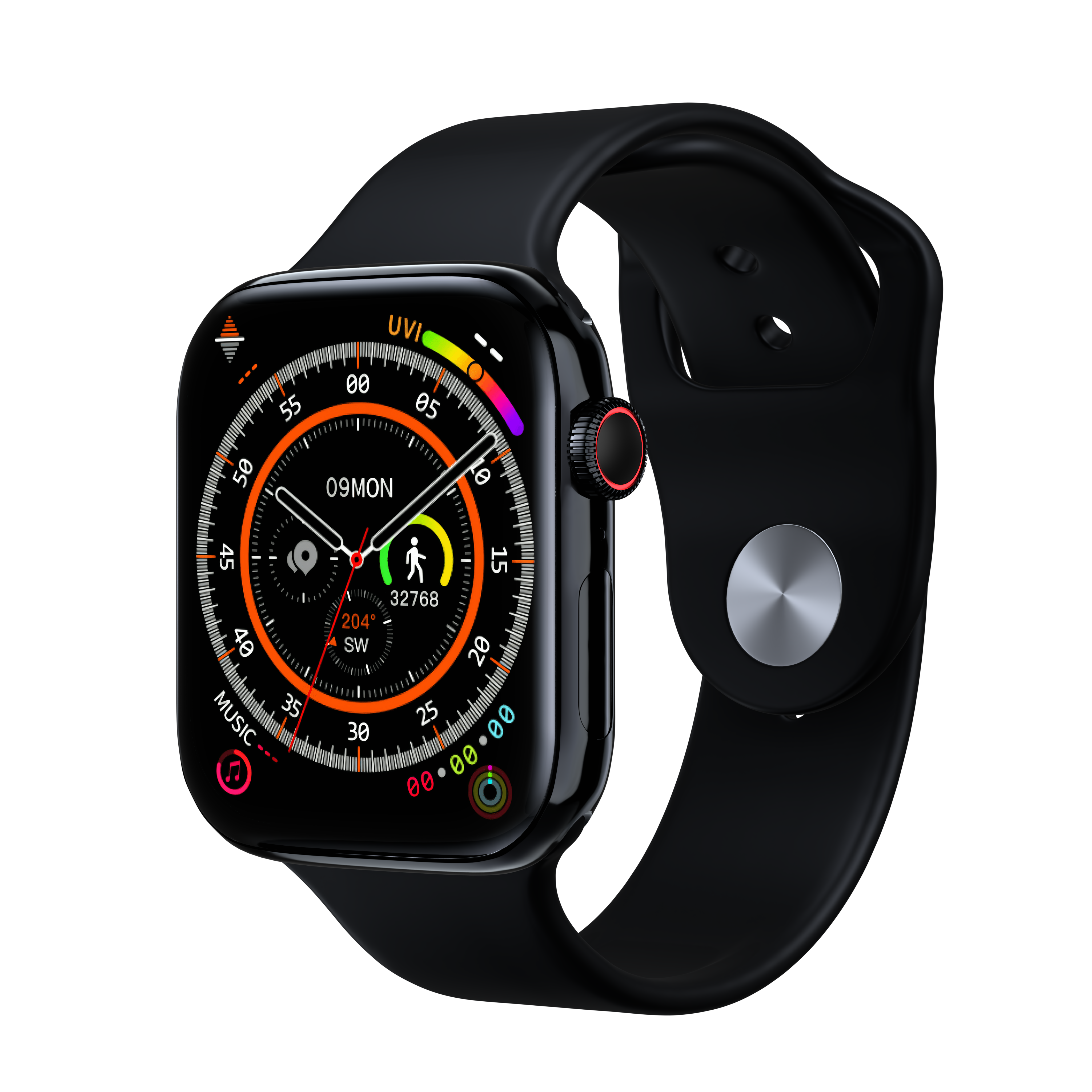 Smartwatch with AMOLED Screen and Health Tracking – Waterproof for Active Use