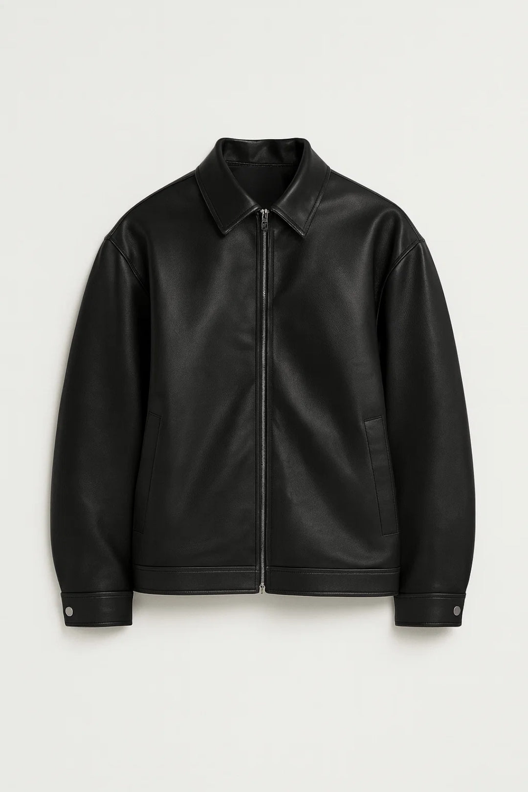 Stylish Men's Winter Coat with Zipper | Urban Chic Design