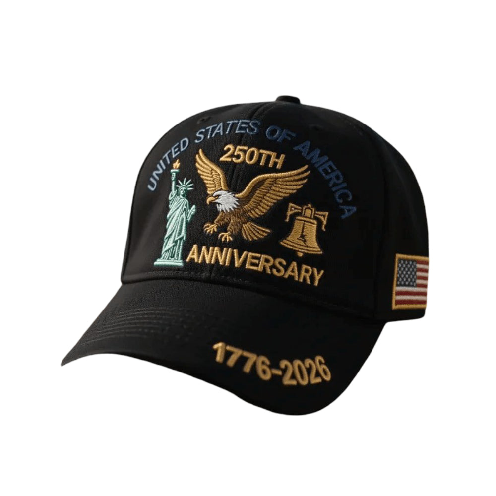Veterans' Tribute Baseball Cap with Stylish Commemorative Design