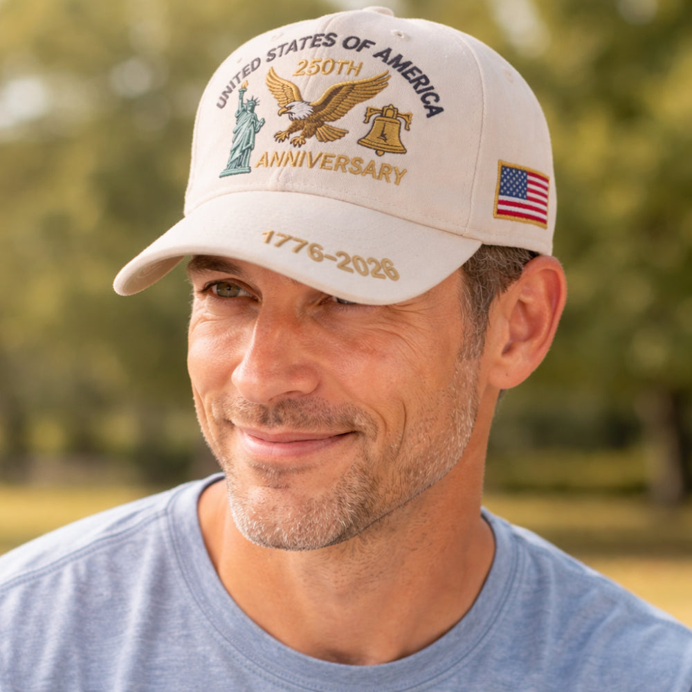 Veterans' Tribute Baseball Cap with Stylish Commemorative Design