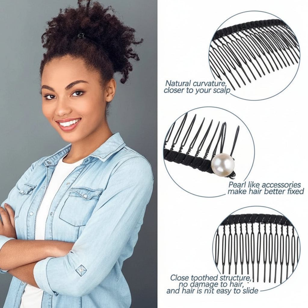 Chic Vintage Hair Clip for Thick Locks