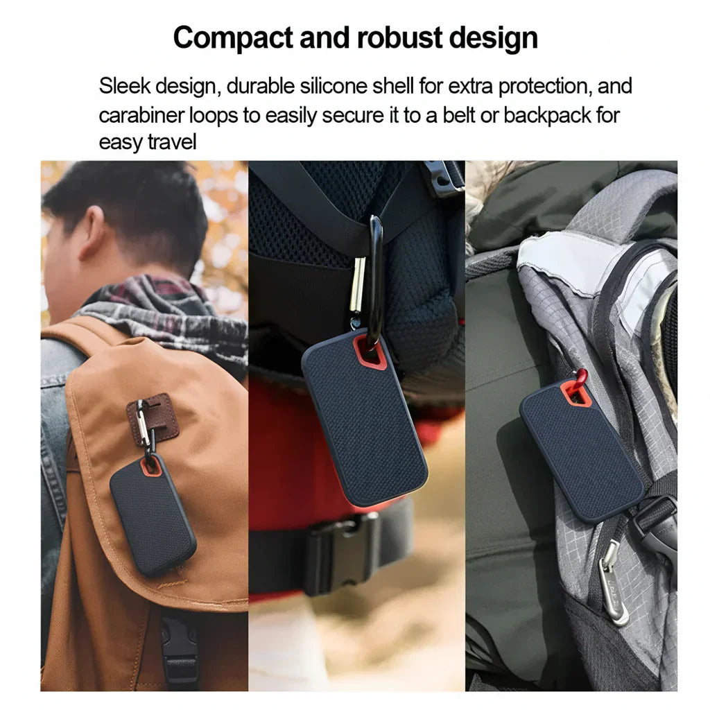 Ultra-Slim USB-C External Drive for Effortless File Management