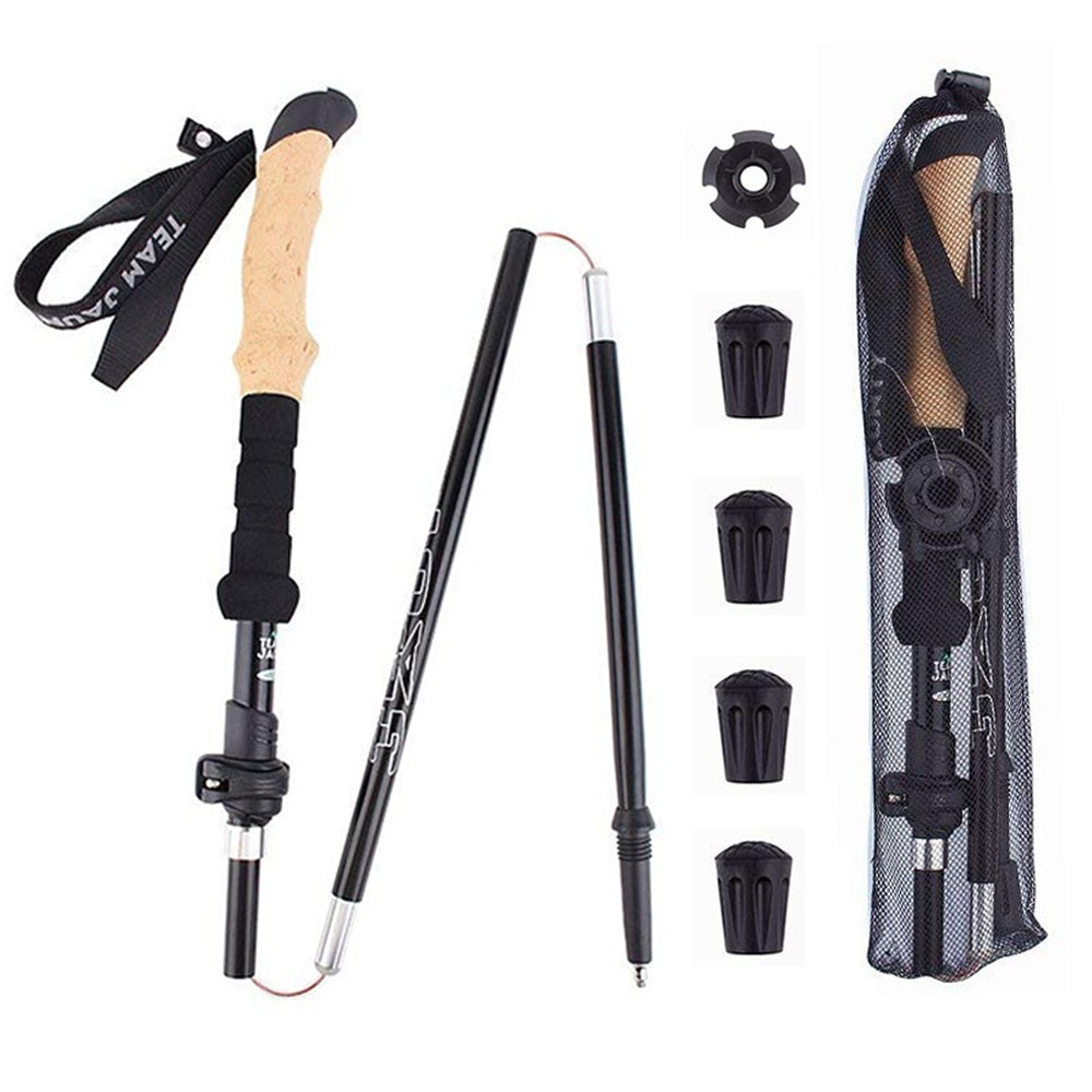 Telescopic Walking Stick for Hiking – Lightweight Design with Adjustable Length