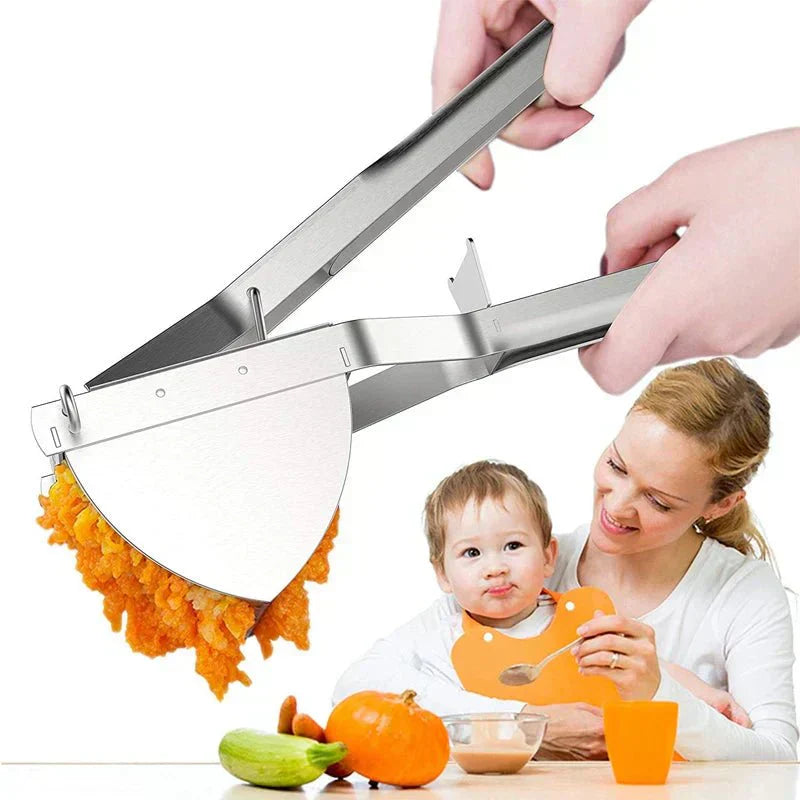 PureePro Stainless Steel Potato Press for Smooth Baby Food
