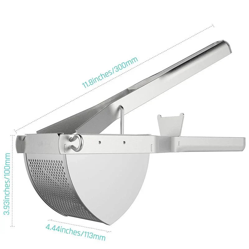 PureePro Stainless Steel Potato Press for Smooth Baby Food
