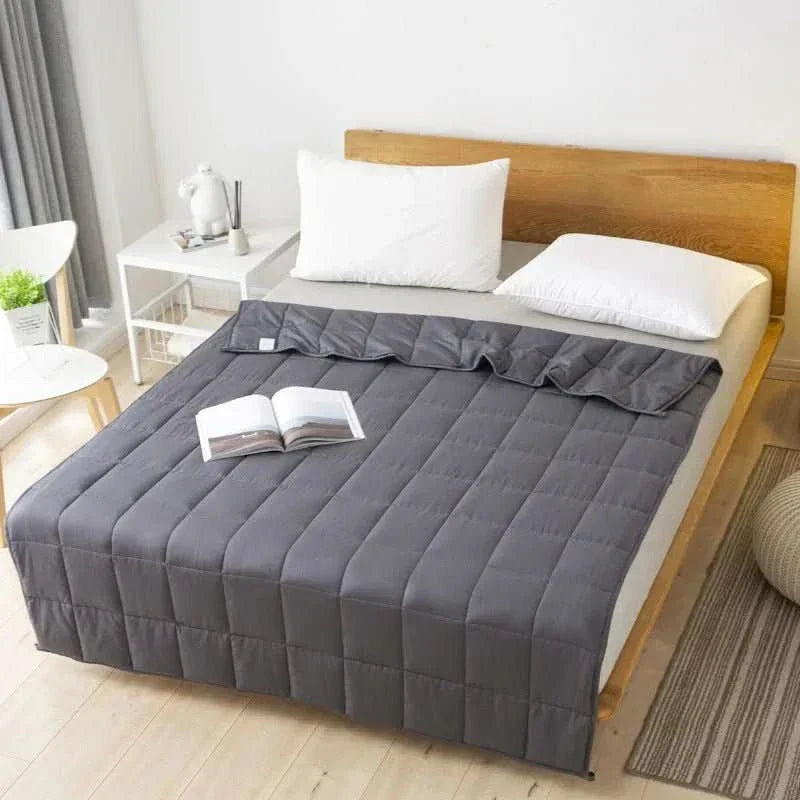 CloudNest Cotton Weighted Blanket for Ultimate Sleep Comfort