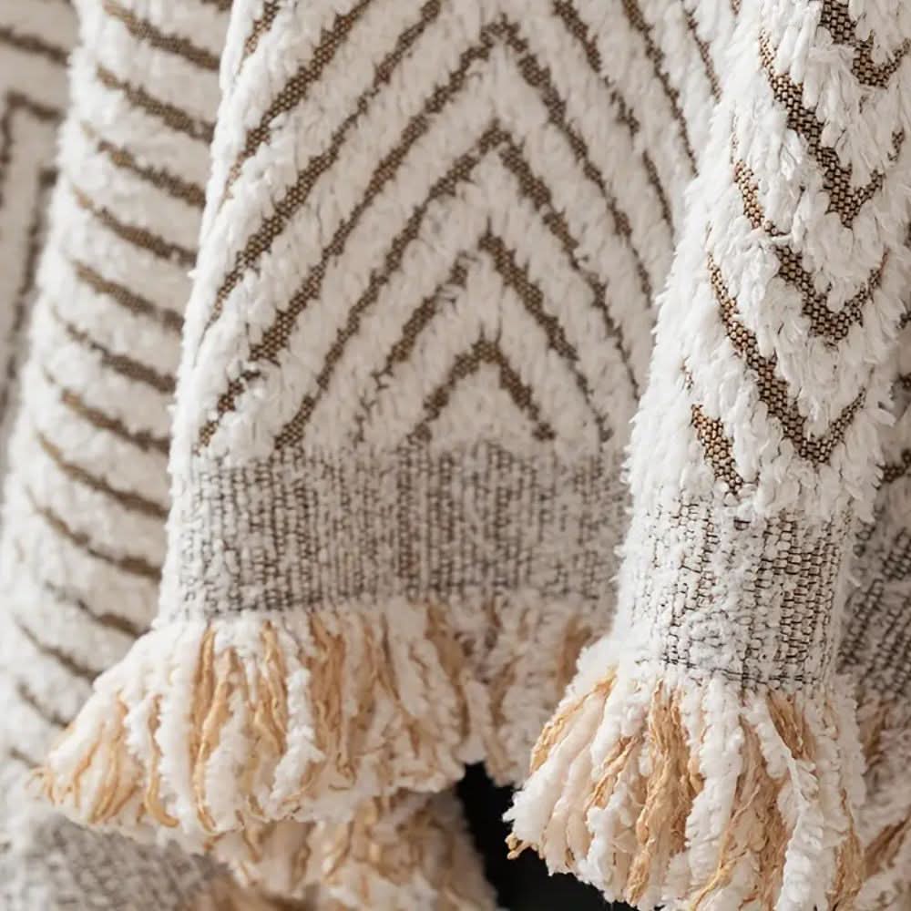 ElegantGuard Herringbone Sofa Protector, Water-Resistant & Secure