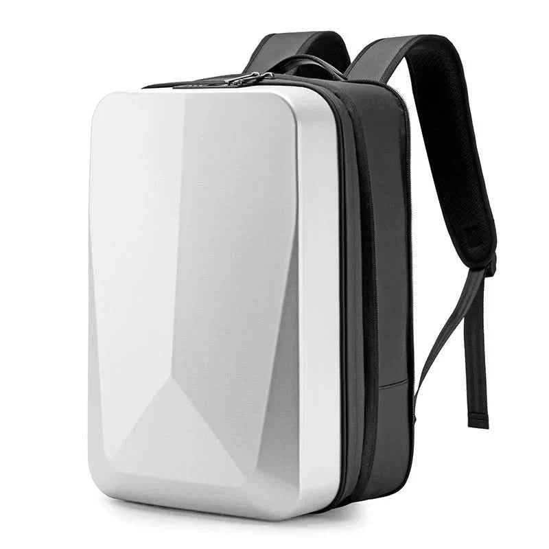 SecureTech Expandable Laptop Backpack with USB Charging Port