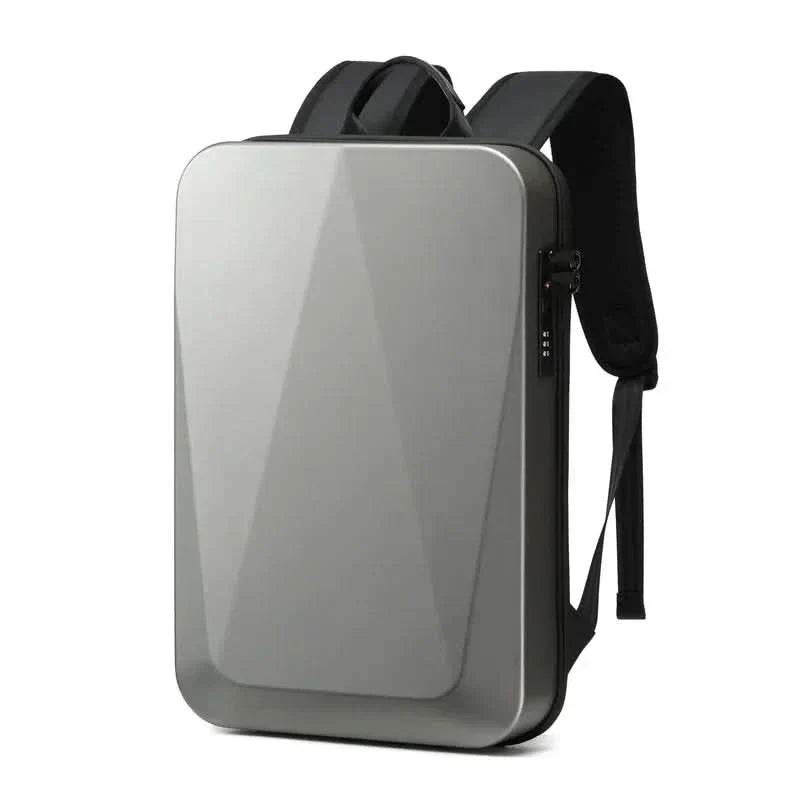 SecureTech Expandable Laptop Backpack with USB Charging Port