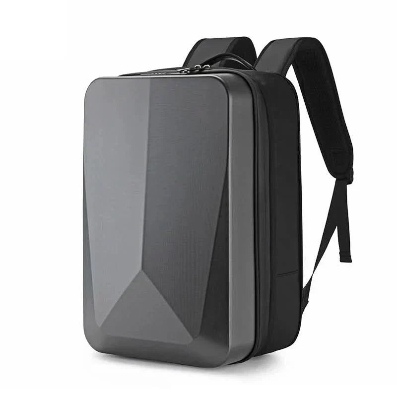 SecureTech Expandable Laptop Backpack with USB Charging Port