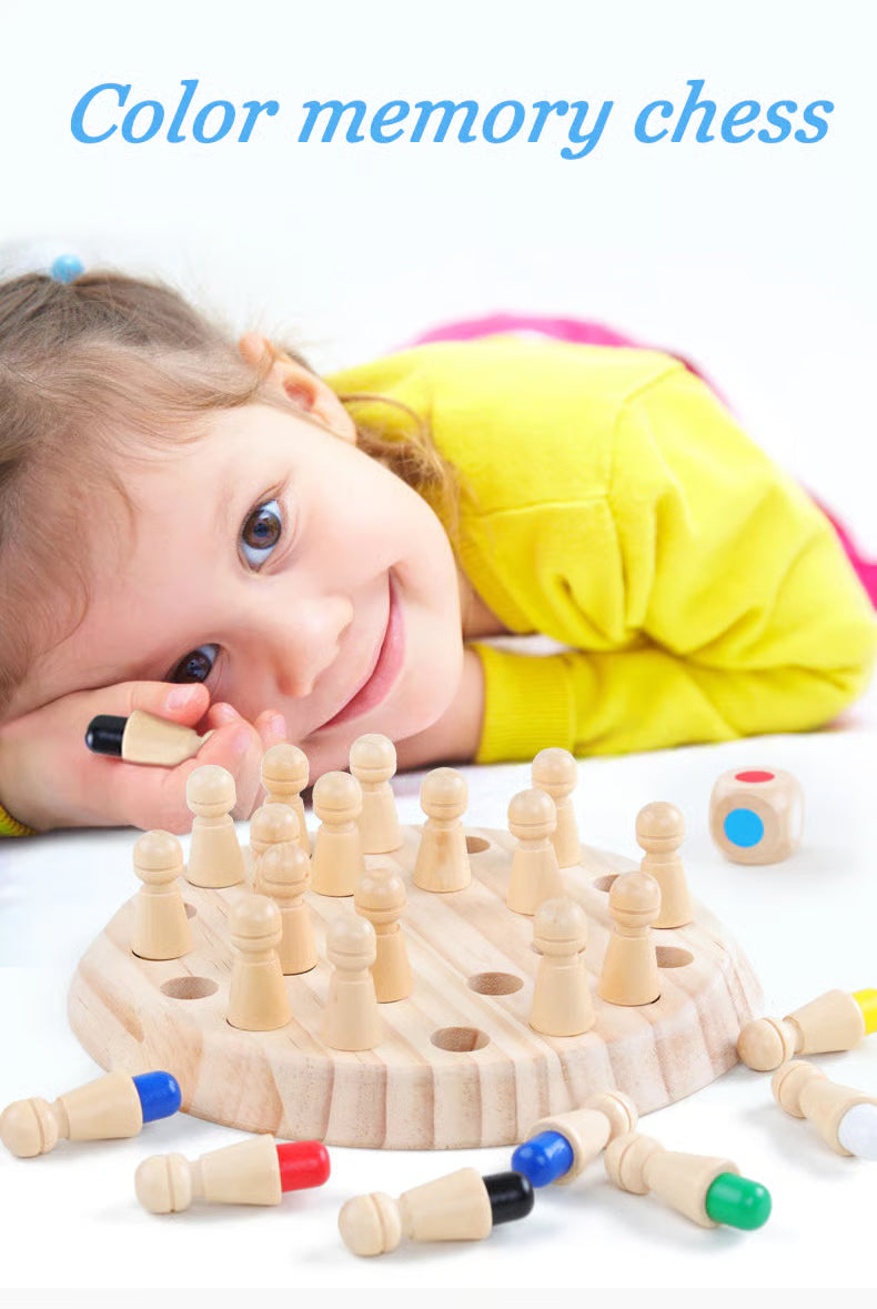 Memory Boosting Wooden Game – Enhance Coordination and Recall Skills